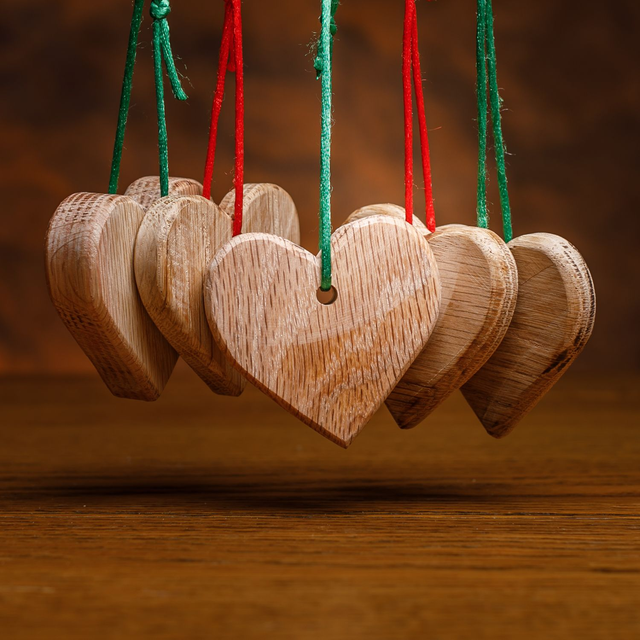 Christmas Tree decorations - Heart