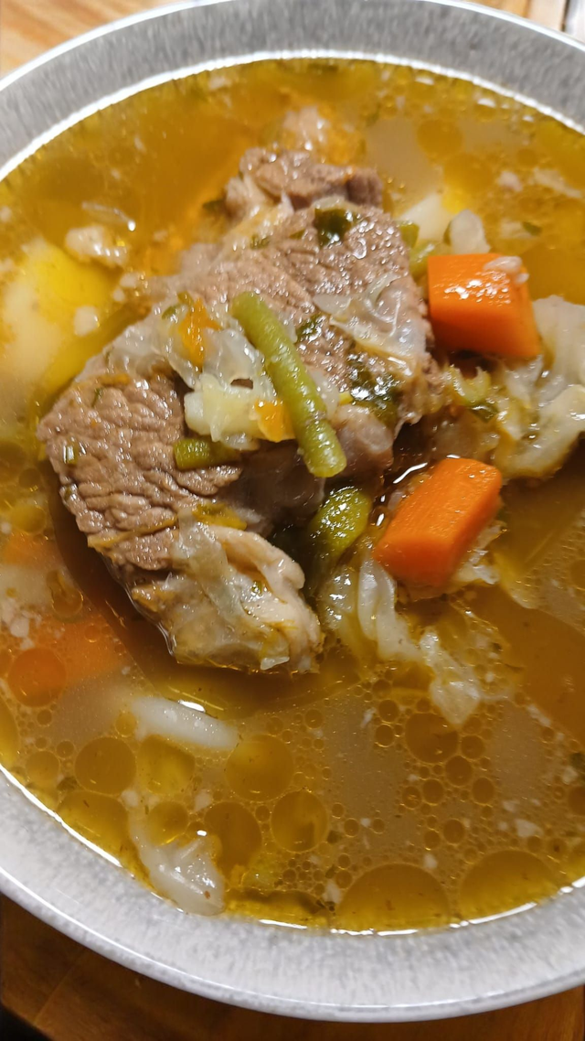 Soupe au boeuf - Sopa de carne de res