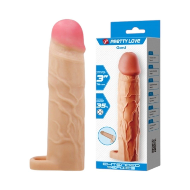 Funda Extensora y Engrosadora de Pene Gerd 19,5 cms