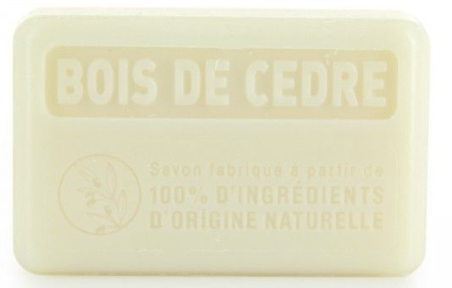 Savon au bois de cèdre 100% naturel 125g Enrichi au beurre de karité bio