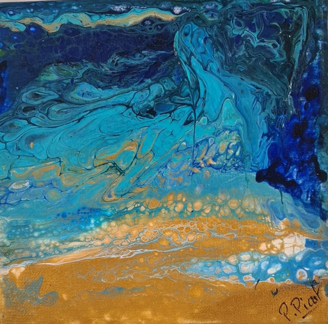 Eau O13 - 20x20cm