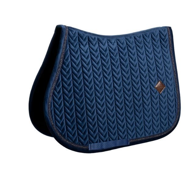 Kentucky Horsewear Velvet Mini Pearls Jumping Saddle Pad