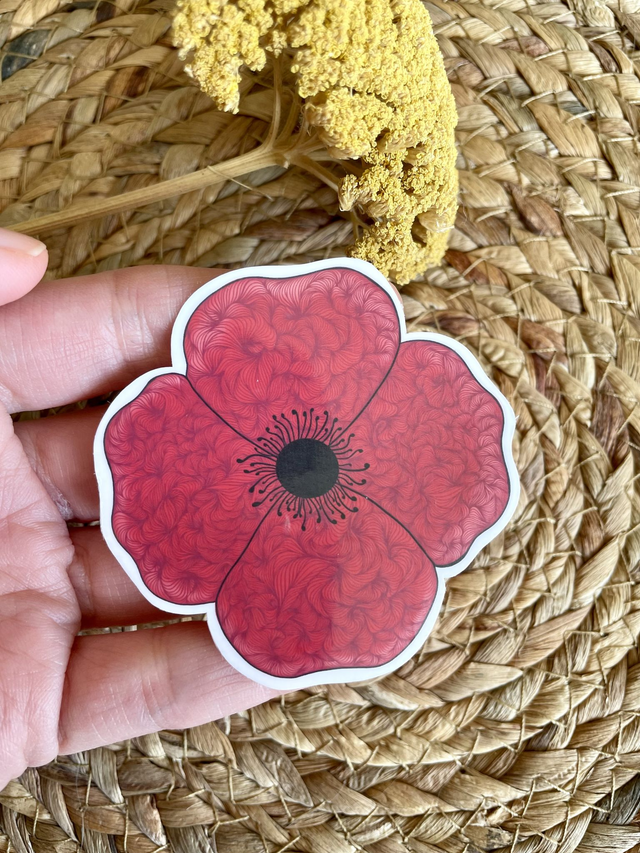 Sticker coquelicot