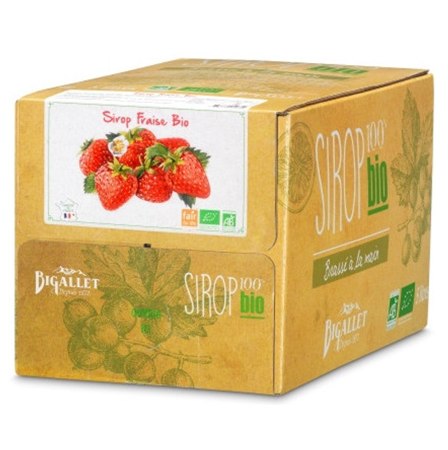 Sirop de Fraise Bio - 8,50€/kg