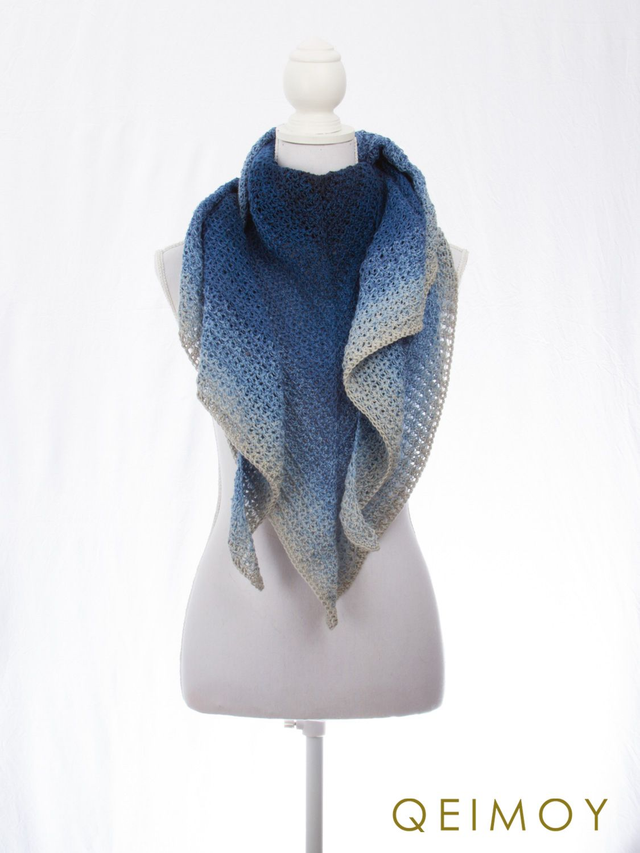 Veelzijdige gehaakte zomerse omslagdoek - handgemaakte pareo, sjaal, strandkleding, damesmode