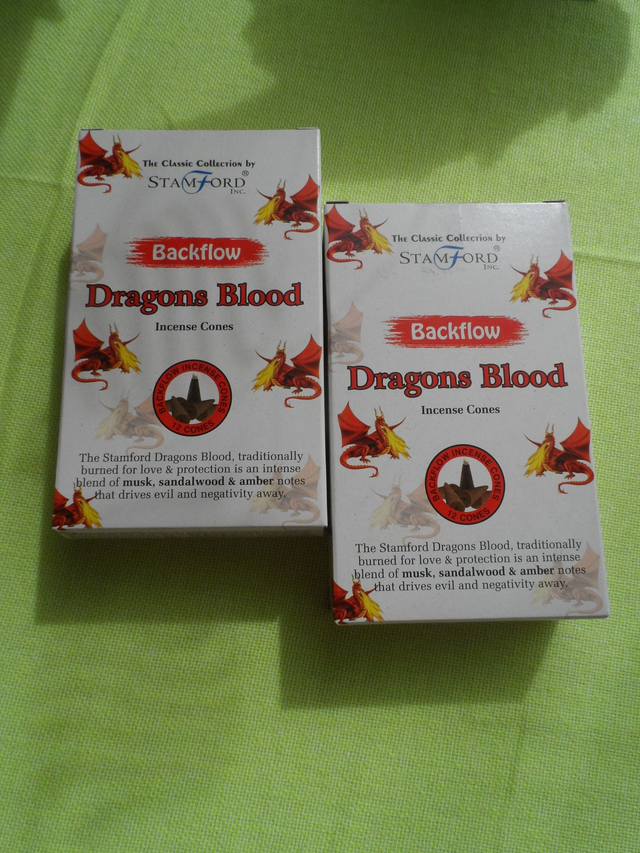 Cônes d'Encens Backflow Sang de Dragon - Stamford