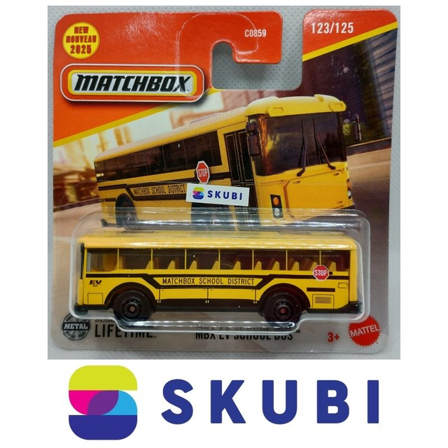 MBX Ev School Bus - Matchbox 123/125