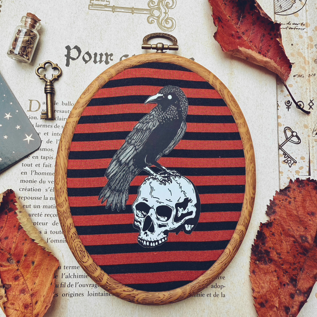 Cadre déco - Corbeau 