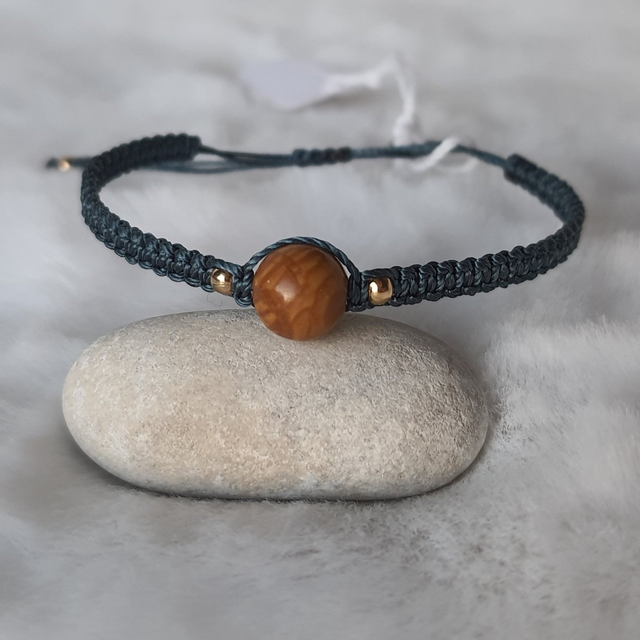 Bracelet femme 1 pierre "Jaspe Paysage"