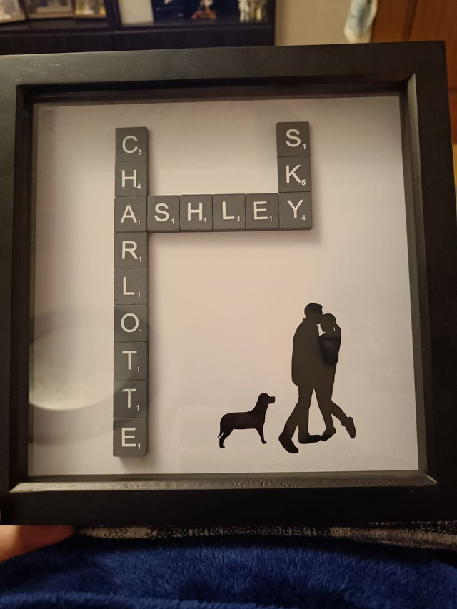 Personalised Scrabble Frames