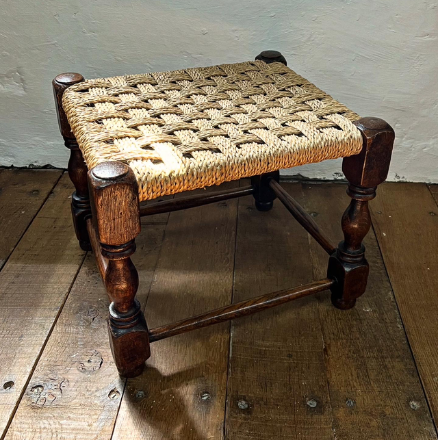 A 20th Century English Woven Foot Stand