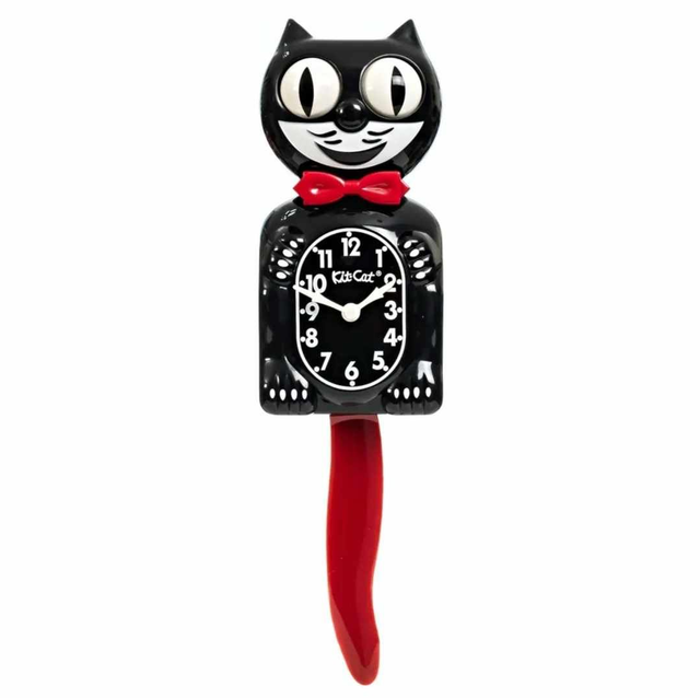 Kit cat clock noir et rouge