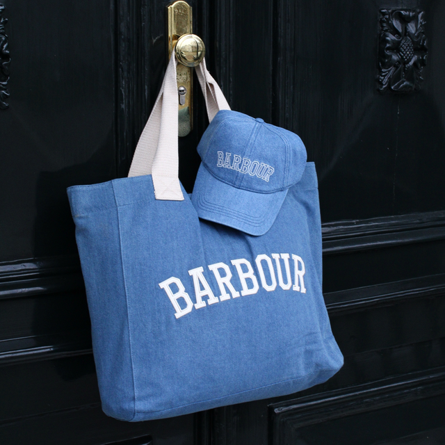 Barbour Emily Denim Tote Bag 