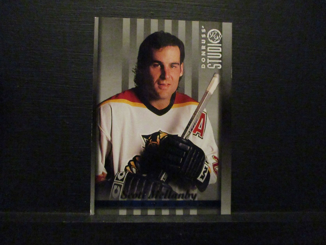 Scott Mellanby - NFL 1997 Donruss Studio Ice Hockey Original Trading Card #41