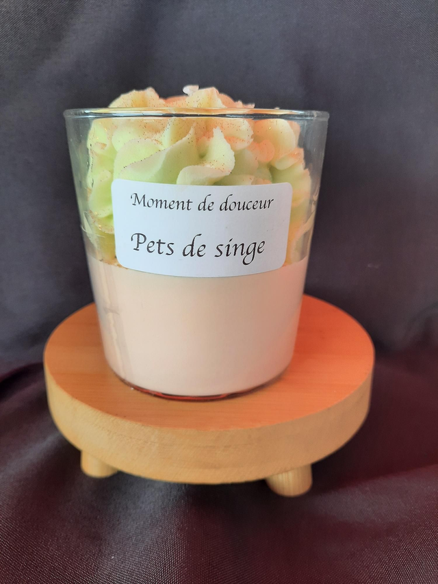 Bougie 30h Pets de singe 