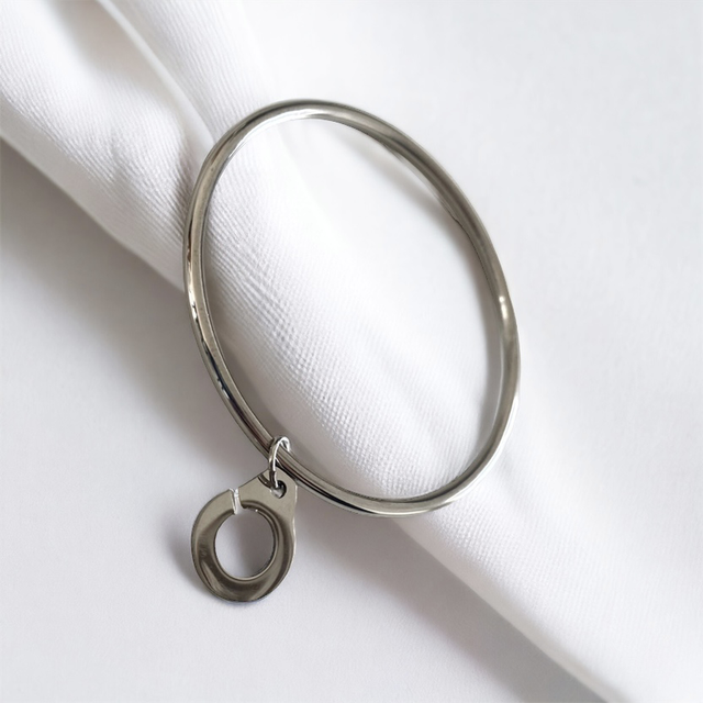 Jonc Menottes Argenté 