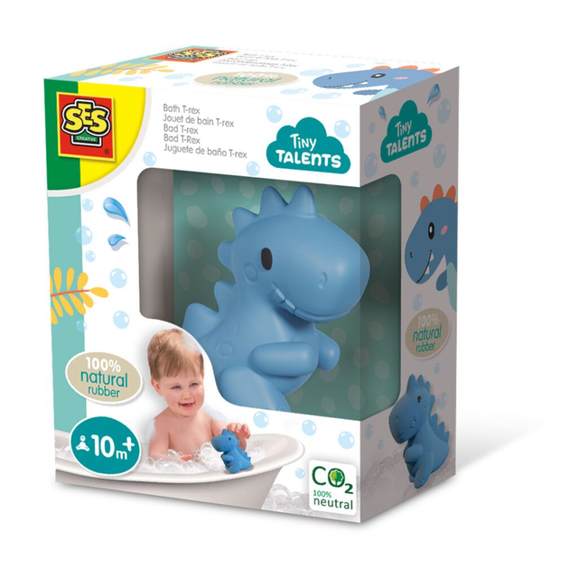SES Tiny Talents Bad T-rex 100% natuurlijk rubber