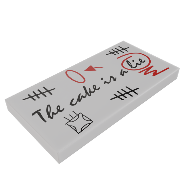 Tuile The Cake is a Lie