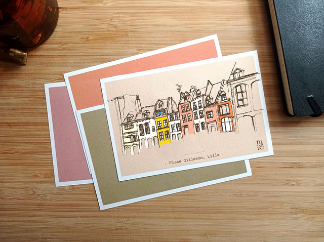 Carte Place Gilleson - Lille