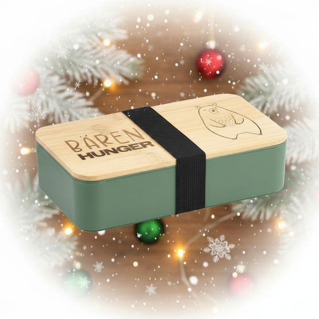 Grüne Brotdose aus robustem PP-Kunststoff – praktische Kinder-Lunchbox für Schule & Kindergarten