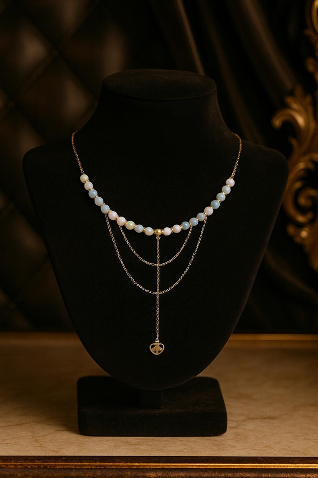 Collier Morganite ~Tendresse & Sérénité