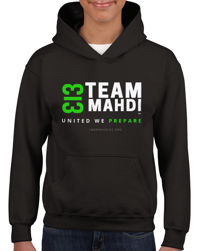 Team Mahdi Full Hoodie (black/white) Junior