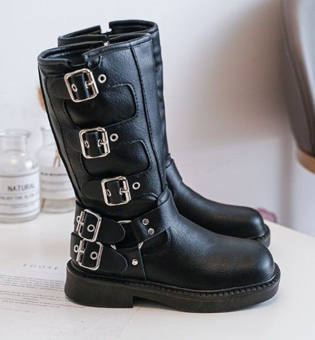 BOTTES CUIR MOTARD du 26 au 37