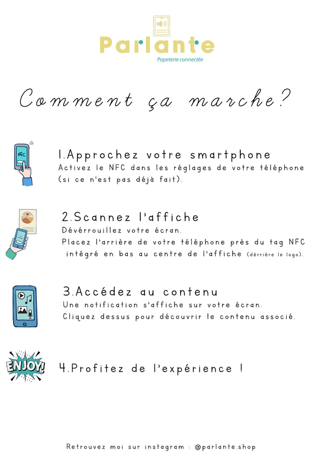 Affiche interactive cinéma personnalisable | La réplique de film de votre choix (Audio Inclus)