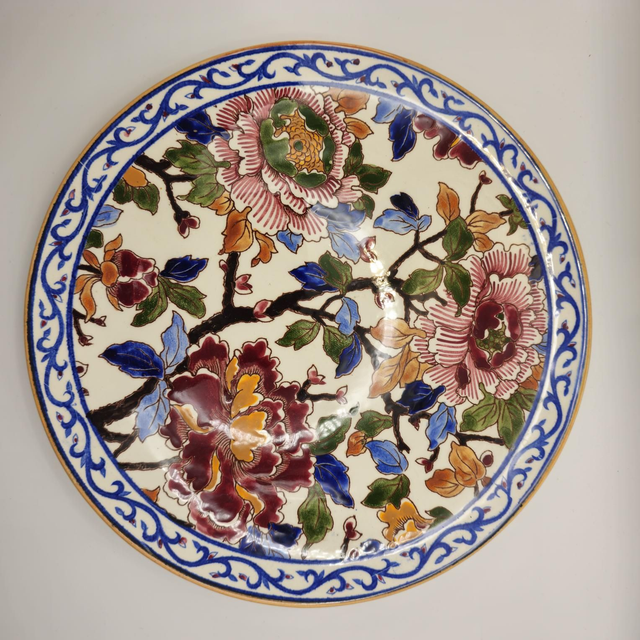 Superbe assiette murale décorative Gien