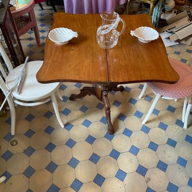 Antiker Wandtisch/ Klapptisch aus England massiv Holz