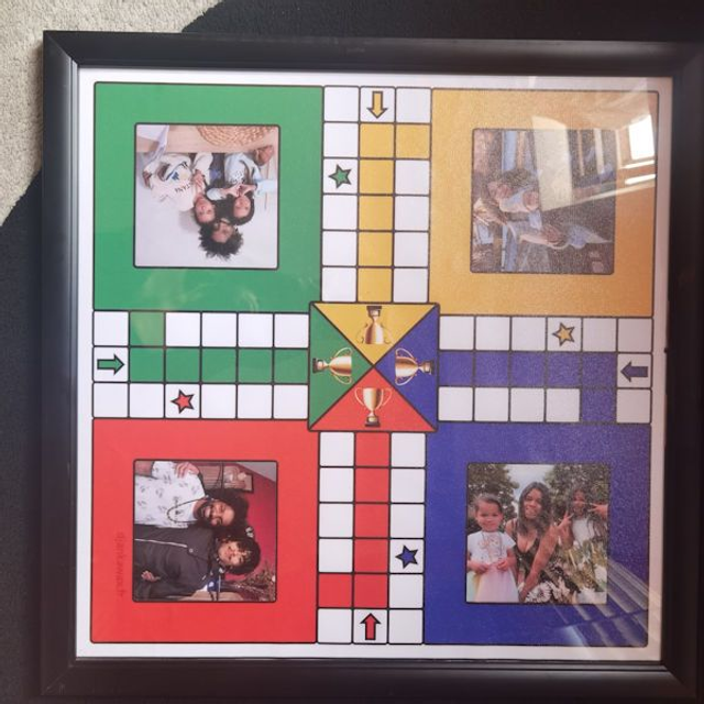 Ludo Jeu à personnaliser avec vos photos images 50x50