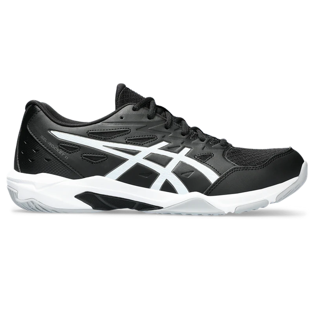 Asics Men's Gel Rocket 11 Indoor Court Shoes Black Gunmetal (UK 12)