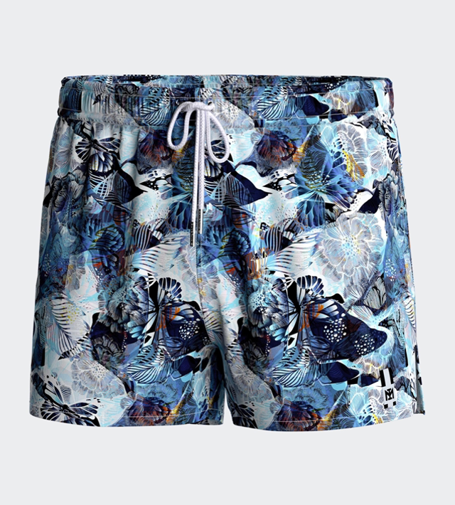 SHORT DE BAIN COURT IMPETUS BLUE LAGOON