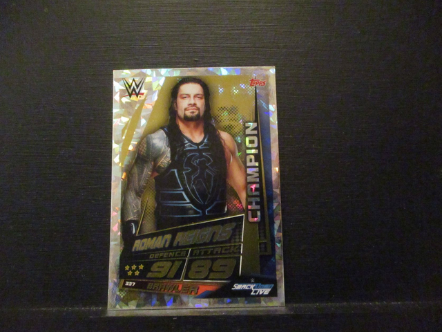 Roman Reigns - Champion Slam Attax Universe Original Trading Card #337