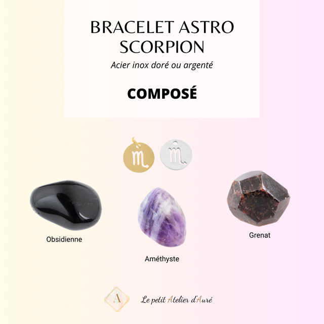 Scorpion - Bracelet Astro Composé