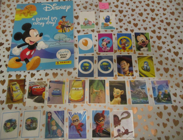 Disney EMPTY Sticker Book &amp; Selection Of Stickers (5)