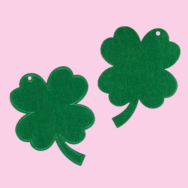 DIY Cute Cartoon Name Tag / Bag Charm - Clover