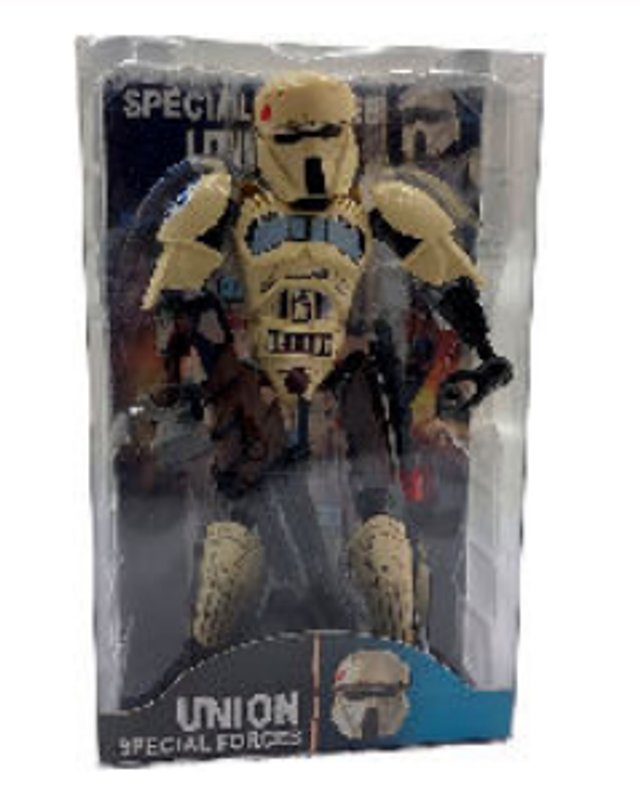 Boneco ROBOT UNION - SPECIAL FORCES - PlayBOX