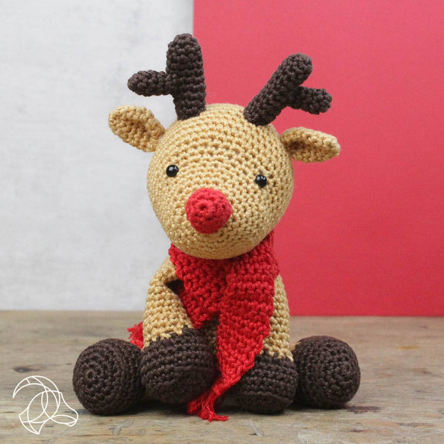 Häkelset Rentier Rudolf