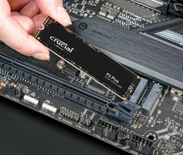 SSD interne Crucial P3 500Go M.2 PCIe Gen3 NVMe - Jusqu’à 3500Mo/s