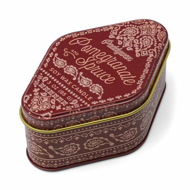 Printed tin POMEGRANATE