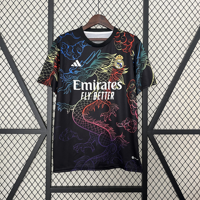 Camiseta Real Madrid Edición Especial  - 24-25 (007 Negra Dragon)
