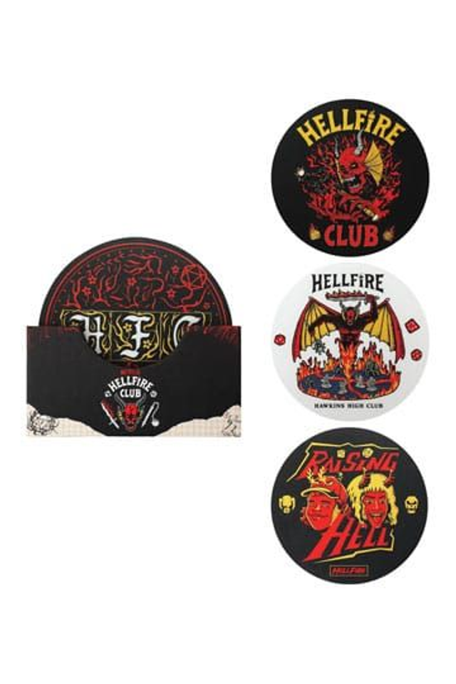 Stranger Things: Hellfire Club Coaster 4-Pack