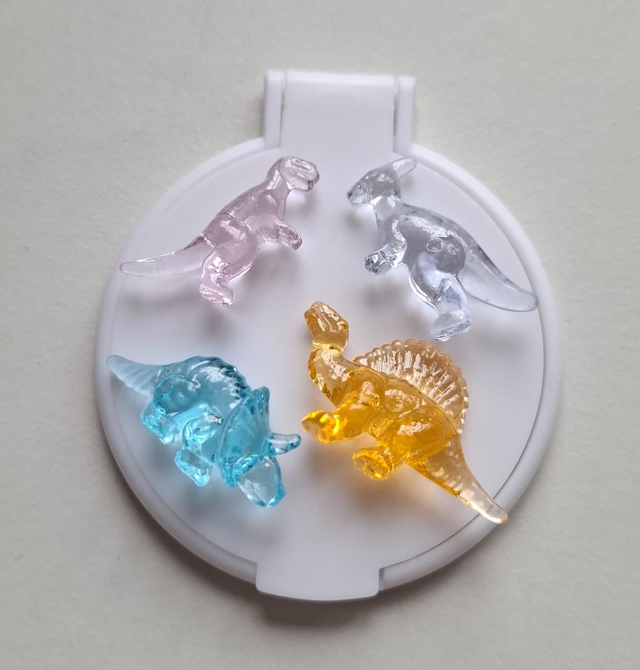 Dinosaur embellished compact mirror