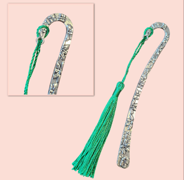 Green Tassel Bookmark