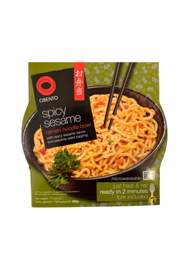 Obento kryddig sesam-ramen nudelskål - 240 g