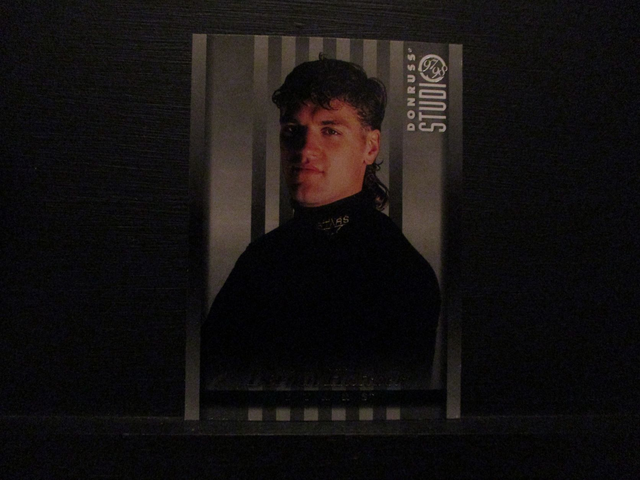 Derian Hatcher - NFL 1997 Donruss Studio Ice Hockey Original Trading Card #96