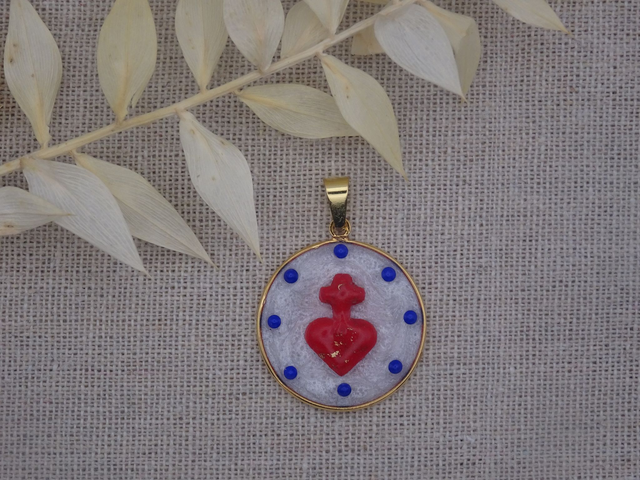 médaille Sacré-Cœur - Espoir et Salut de la France