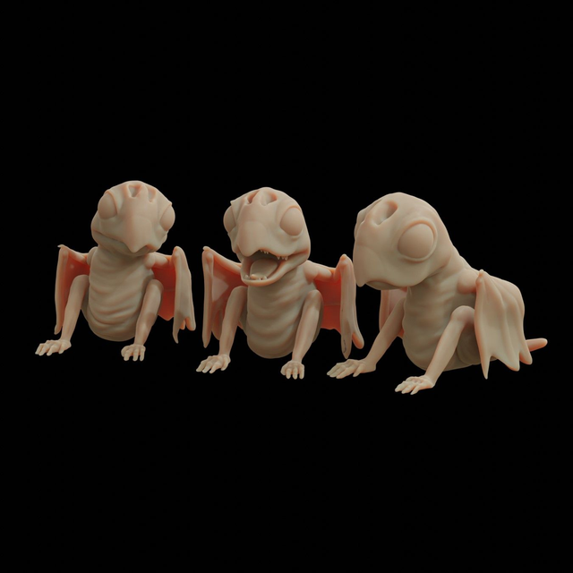 Set of 3 Baby Raptors