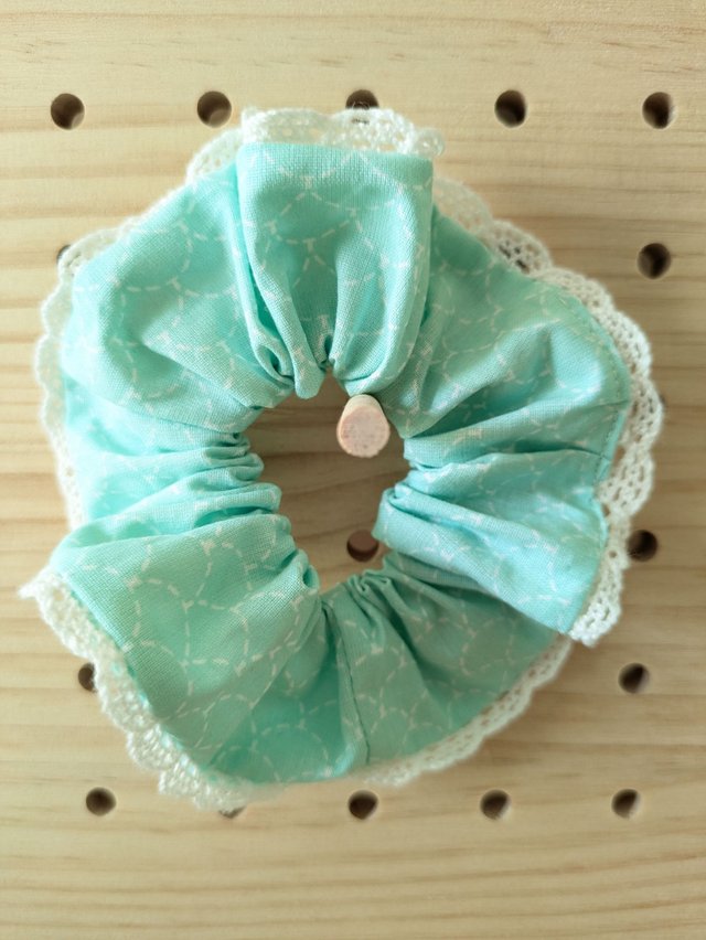 Chouchou Écaille vert 